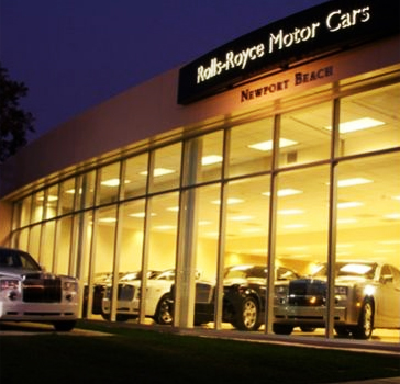 Rolls Royce Newport Beach Showroom